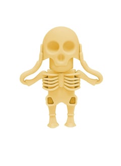 Generic Cartoon Skeleton Shaped Memory Stick, Waterproof And Shock Proof USB Flash Drive, High Speed Data Transfer Thumb Drive, Lightweight Portable Data Storage Pen Drive, (1pc, Yellow, 64GB)  - Image 1