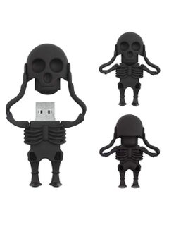 Generic Cartoon Skeleton Shaped Memory Stick, Waterproof And Shock Proof USB Flash Drive, High Speed Data Transfer Thumb Drive, Lightweight Portable Data Storage Pen Drive, (1pc, Yellow, 64GB)  - Image 2