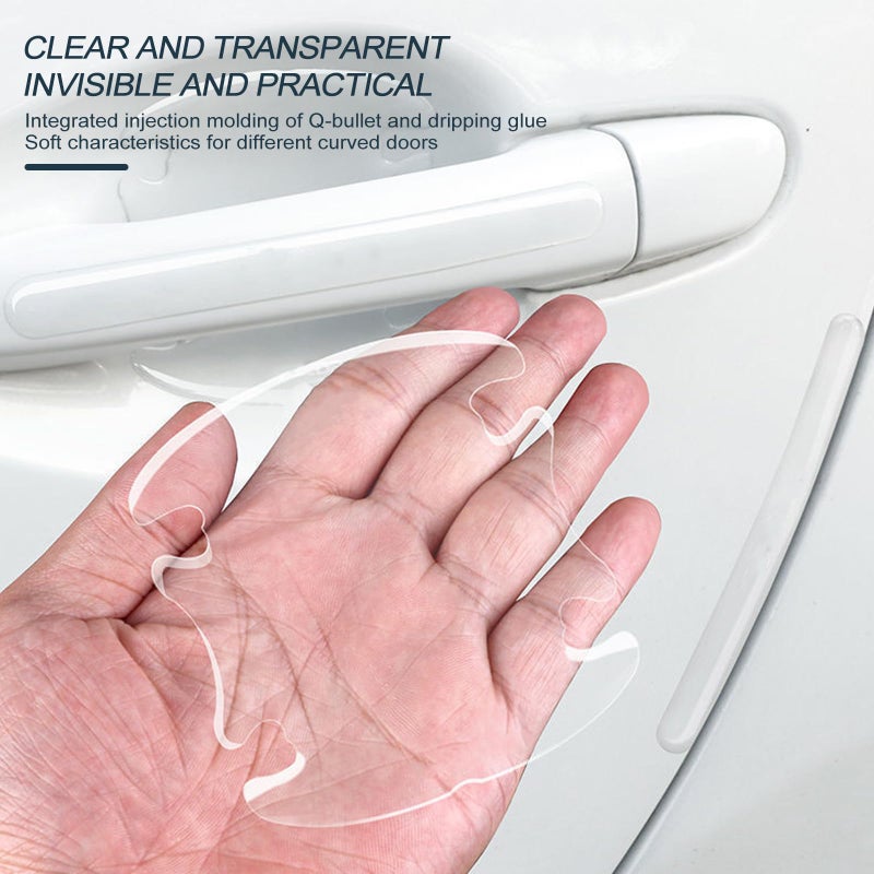 Door Handle Protector 14-Piece Kit Invisible Transparent Shield - Uv Resistant Weatherproof Scratch Guard for All Vehicle Makes Models

### ：
1. ：Door Handle Protector（）、Scratch Guard、Protective Film（ - Image 3