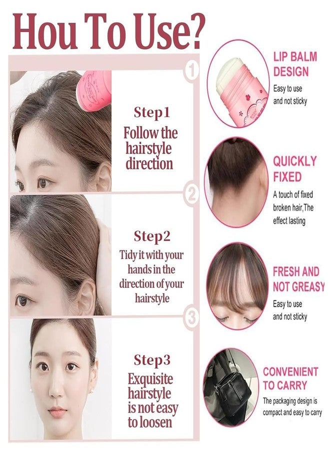 KASHTKAPI Hair Wax Stick - Long Lasting Styling Non-greasy Wax Stick Womens & Men for Flyaways, Hair Slick Back Anti-Frizz and Fly Away Hair Tamer, Hair Finishing Bangs Stereotype - Image 3