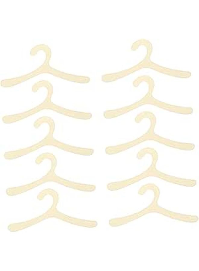 10 Pack Lightweight Pet Clothes Hangers for Dogs Prevent Slipping Compact Travel Design - Image 1