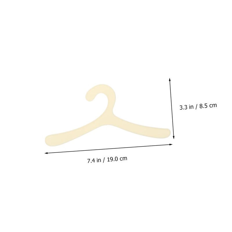 10 Pack Lightweight Pet Clothes Hangers for Dogs Prevent Slipping Compact Travel Design - Image 4
