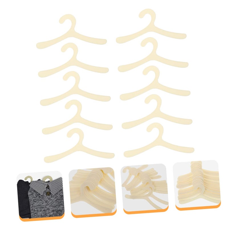 10 Pack Lightweight Pet Clothes Hangers for Dogs Prevent Slipping Compact Travel Design - Image 5