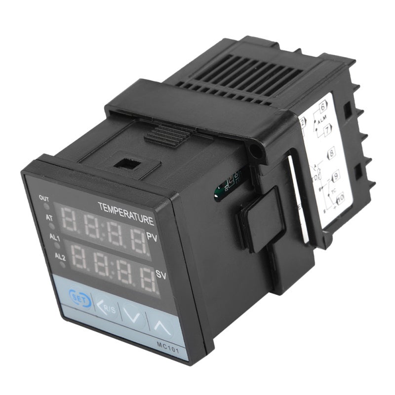 Digital PID Temperature Controller 85mm Depth 48x48mm Panel - High Precision 0.1℃ Resolution Relay SSR Output for Industrial Temperature Regulation - Image 4