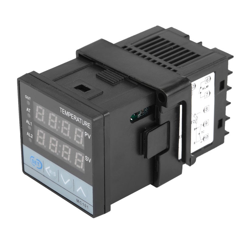 Digital PID Temperature Controller 85mm Depth 48x48mm Panel - High Precision 0.1℃ Resolution Relay SSR Output for Industrial Temperature Regulation - Image 2