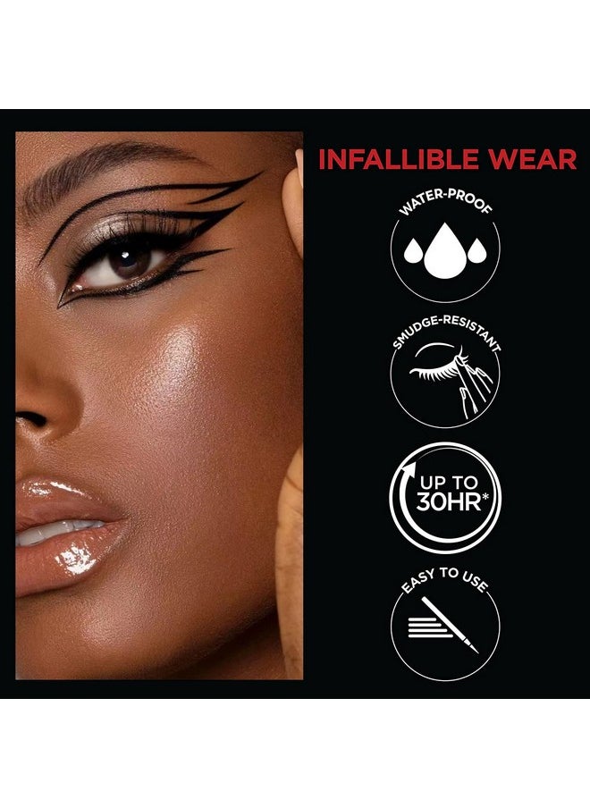 YEPYEPGO 2Pcs Waterproof Liquid Eyeliner White And Black Eyeliner Set Quick Drying Longlasting Eye Liner For Makeup Crueltyfree Eyeliner Liquid Set Smudge Proof Easy To Use  - Image 4