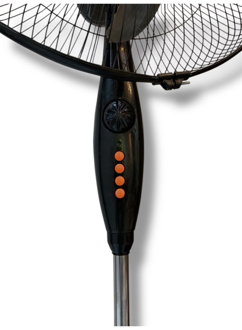 فيرست تاتش مروحة ستاند فرست تاتش 18 بوصة سوداء – تبريد قوي وأناقة لا مثيل لها - Image 3