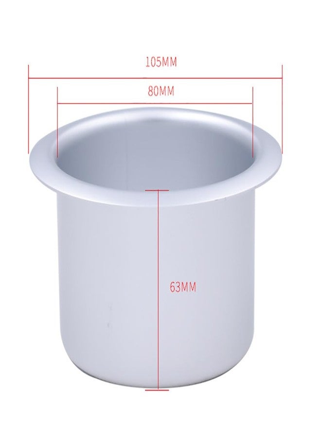 ccHuDE 2 Pcs Metal Sofa Cup Holders Insert Drink Can Replacement Holders Recliner Car Cup Holders for Boat Table Black - Image 3