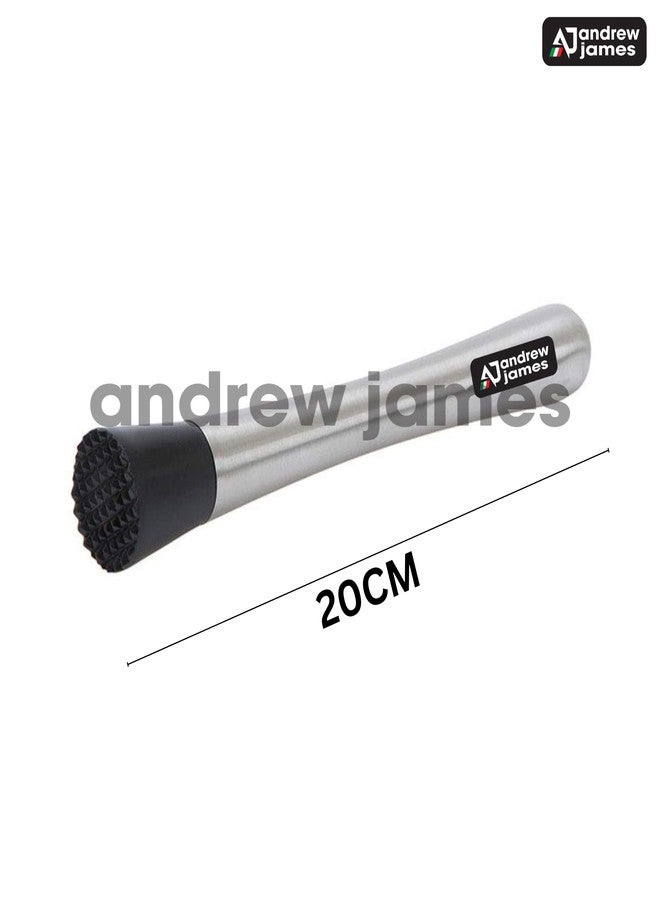 Andrew James أندرو جيمس - عبوة من 2 خلاط كوكتيل موكتيل موجيتو مع مدق - قطعتان في عبوة واحدة | تجاري للاستخدام الصناعي - Image 3