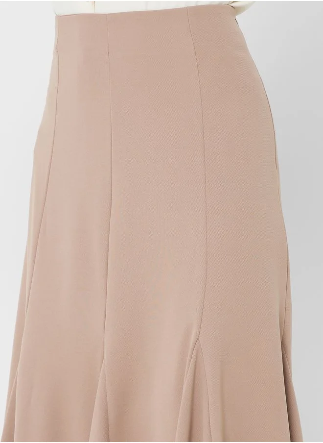 Refka by modanisa High Waist Embellished Skirt