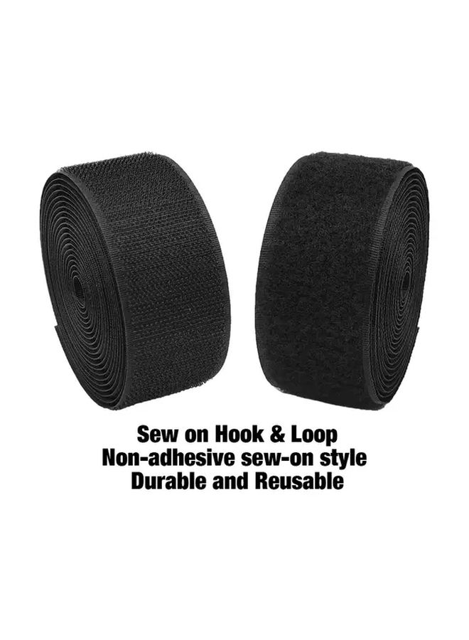 Heavy Duty Hook Loop Sewing Strips 118 Inch Nylon Fabric Fastener Tape - Image 2