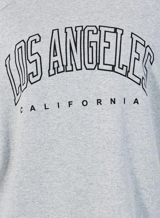 Styli Los Angeles Raglan Sleeve Top & Joggers Lounge Set