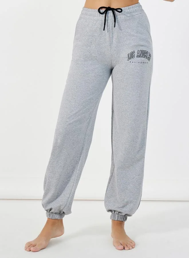 Styli Los Angeles Raglan Sleeve Top & Joggers Lounge Set