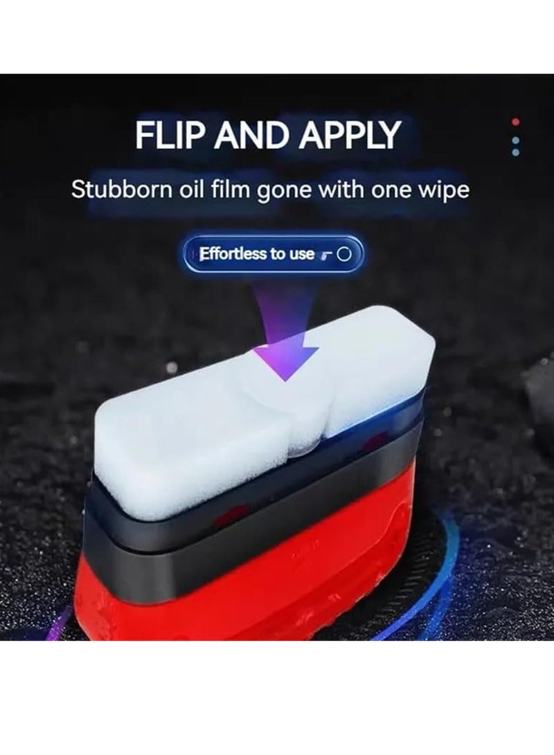 general Automotive Oil Film Cleaning Brush, Glass Cleaning Board,2024 New Glass Coating for Windshield, Prevents Rain and Fog Cleaning Glass Brush,Improves Clarity and Visibility - Image 2