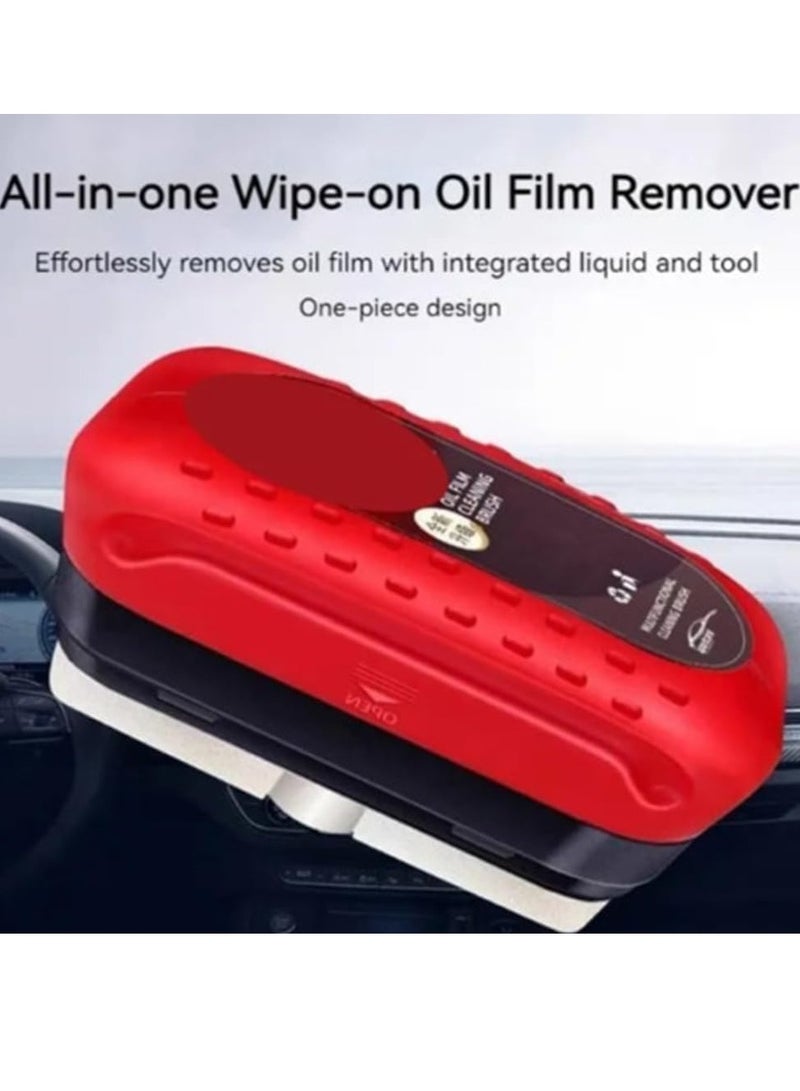 general Automotive Oil Film Cleaning Brush, Glass Cleaning Board,2024 New Glass Coating for Windshield, Prevents Rain and Fog Cleaning Glass Brush,Improves Clarity and Visibility - Image 4