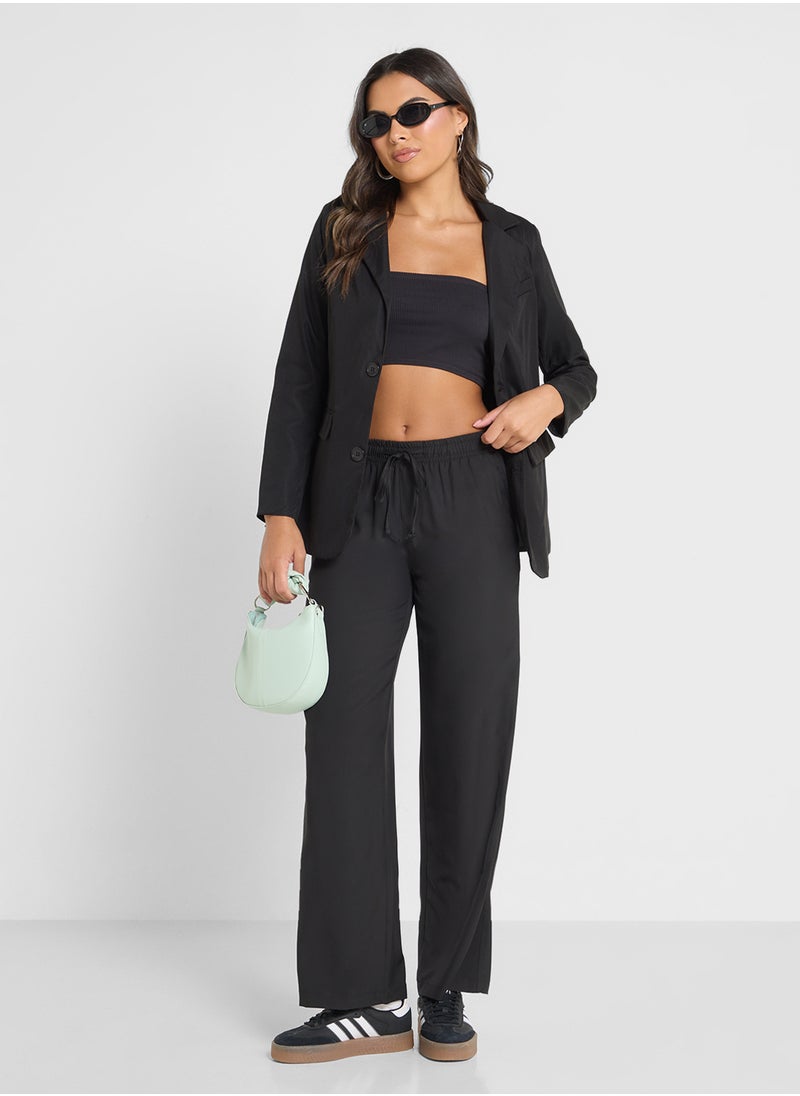Ginger - Pullon Linen Pants - Image 1