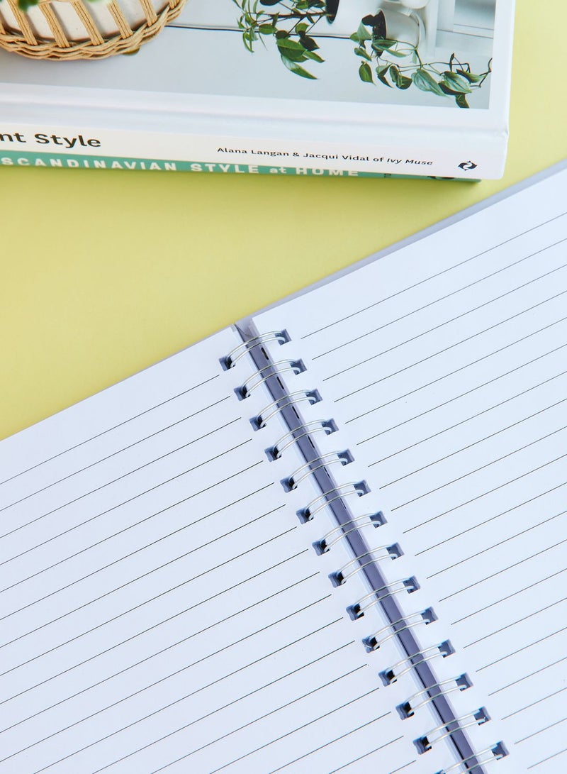 Pink Cactus White Printed Spiral Notebook Animals - Image 3