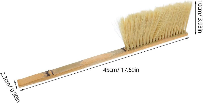 GALPADA Small Handheld Broom: Dust Sweeping Brush Portable Desktop Brush for Desk Cleaning Household Countertop Broom for Home Office 45cm - Image 3