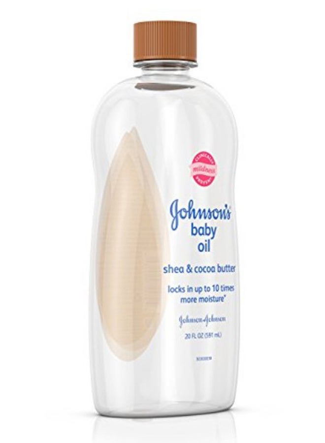 Johnson's Shea And Cocoa Butter Baby Oil - Image 1