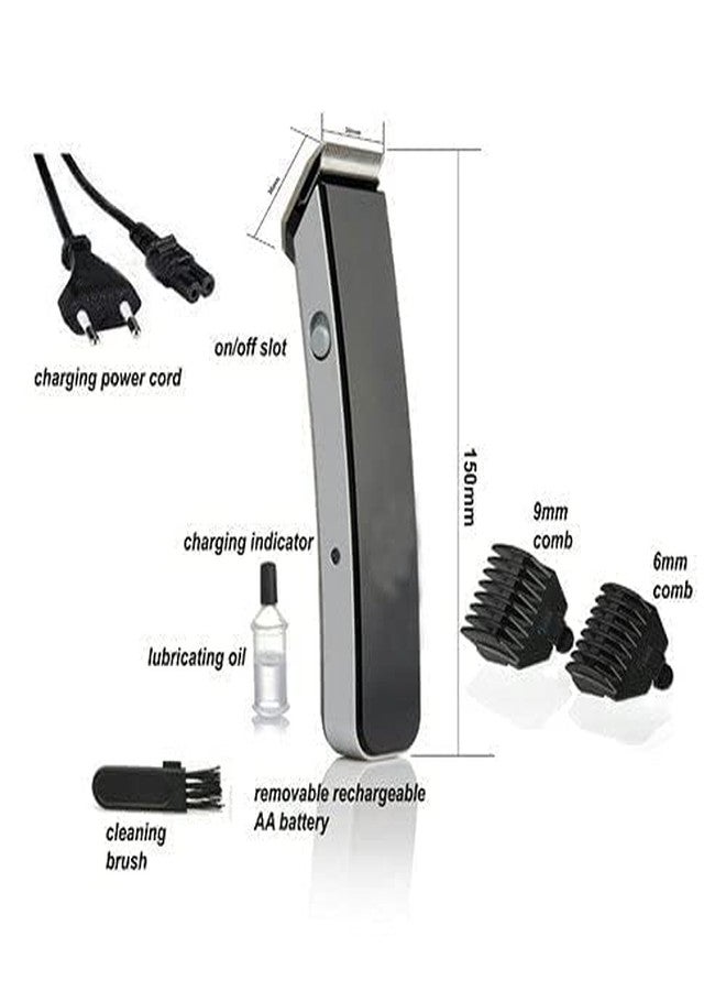 HMZ NHT-1045 Rechargeable Cordless: 30 Minutes Runtime Beard Trimmer for Men (Multi-color), Battery Powered - Image 2
