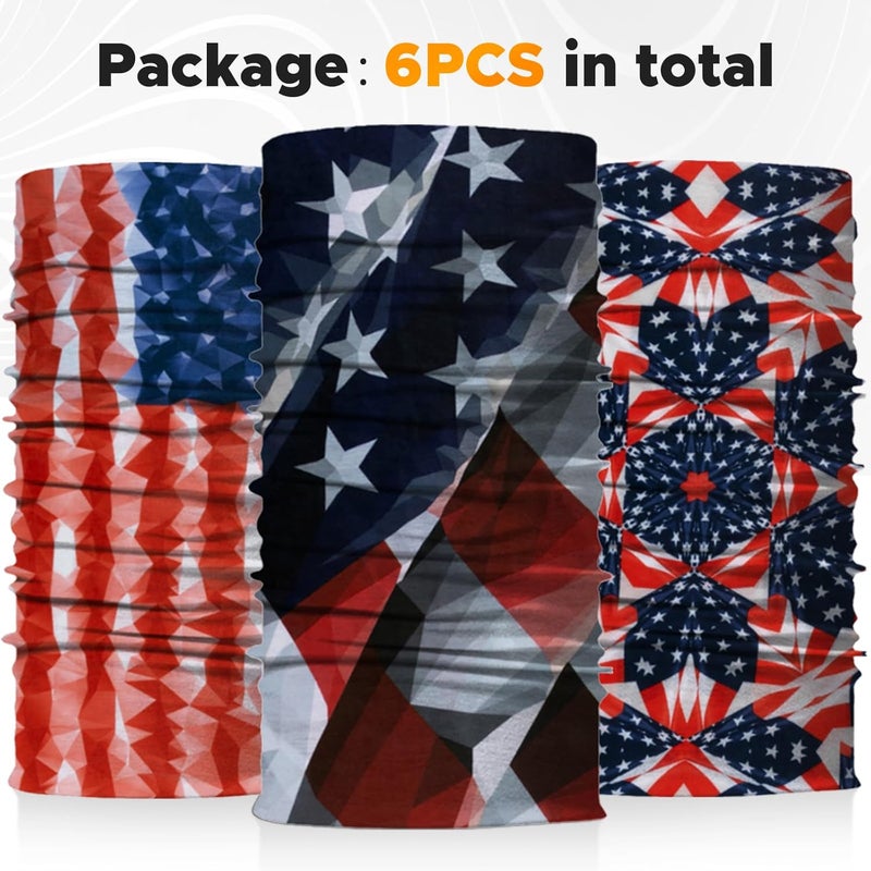 JOEYOUNG Headwear, Bandana, Neck Gaiter Head Wrap Headband Balaclava Magic Scarf - Image 3