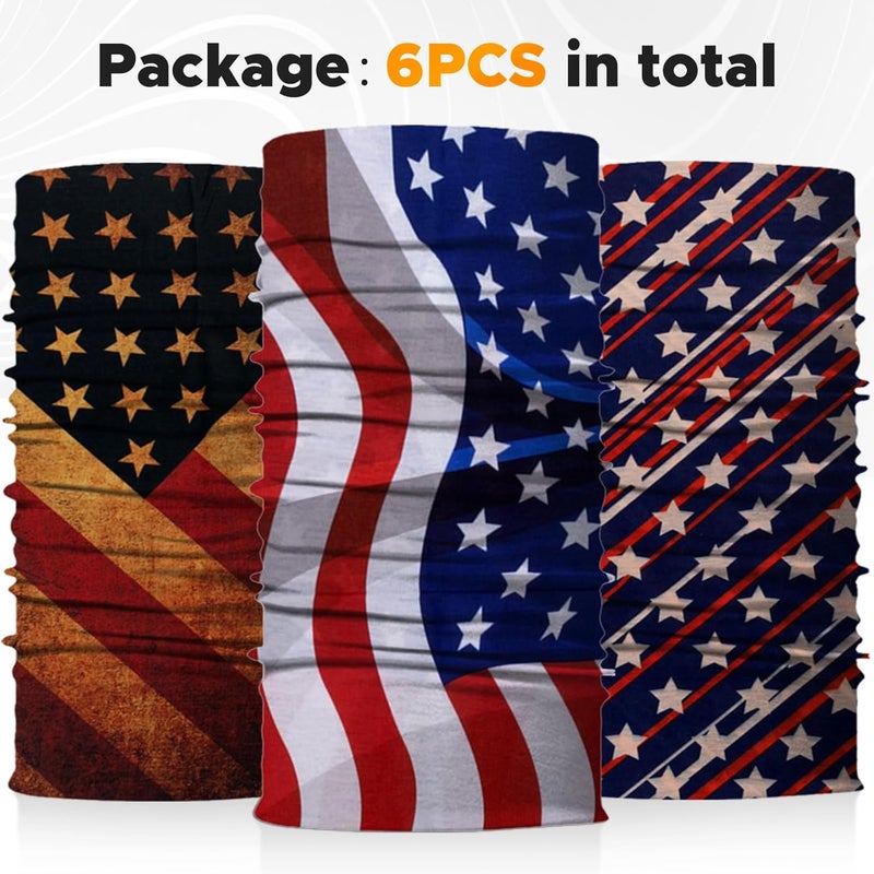 JOEYOUNG Headwear, Bandana, Neck Gaiter Head Wrap Headband Balaclava Magic Scarf - Image 4