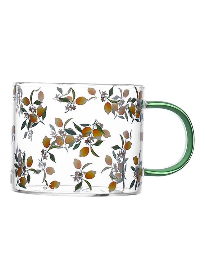 Aknur High Temperature Resistant Large Capacity Glass Cup Multicolour 350ml - Image 2