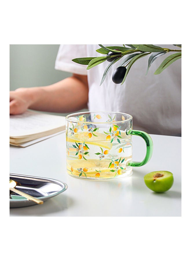 Aknur High Temperature Resistant Large Capacity Glass Cup Multicolour 350ml - Image 5