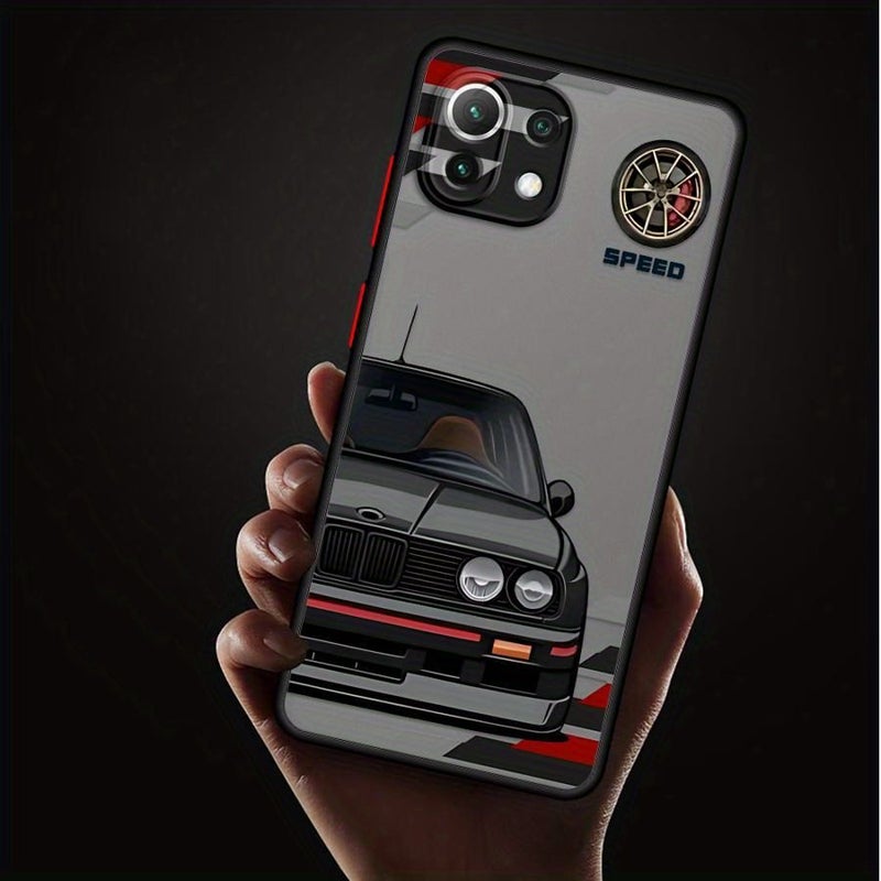 Mixed Color Phone Case Compatible With Redmi 13C 5G Sport Car Design - Image 1