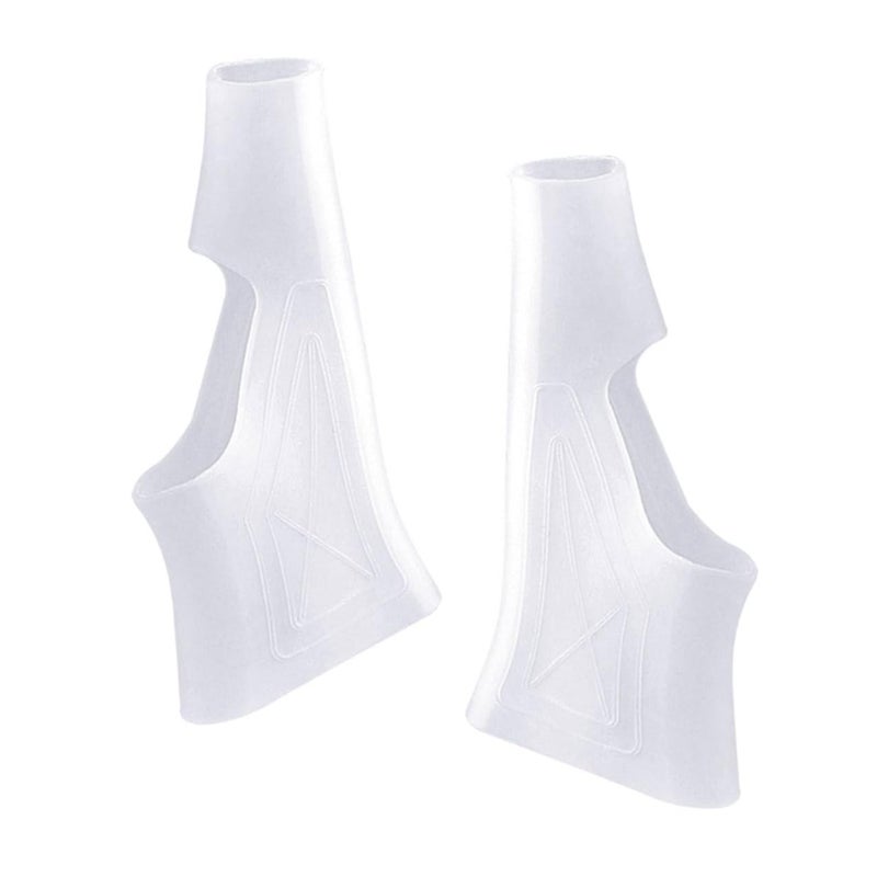 Breathable Toe Stretcher Big Toe Socks for Bunion Relief and Thumb Bone Care Transparent Foot Guard Sleeves for Valgus Treatment Comfortable Stretching and Protection for Day and - Image 1