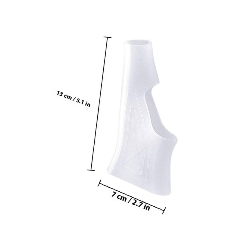 Breathable Toe Stretcher Big Toe Socks for Bunion Relief and Thumb Bone Care Transparent Foot Guard Sleeves for Valgus Treatment Comfortable Stretching and Protection for Day and - Image 2