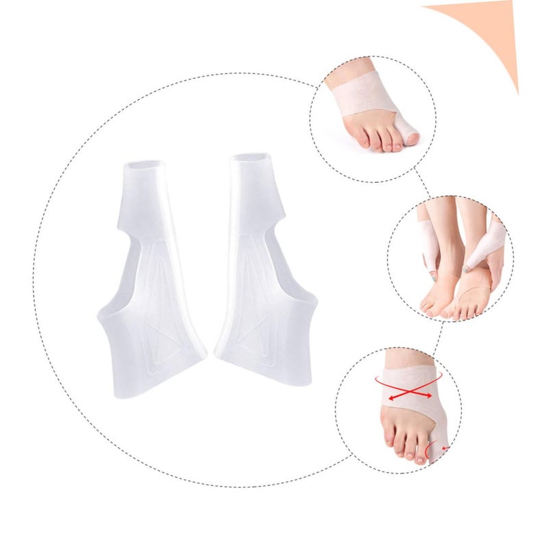 Breathable Toe Stretcher Big Toe Socks for Bunion Relief and Thumb Bone Care Transparent Foot Guard Sleeves for Valgus Treatment Comfortable Stretching and Protection for Day and - Image 5