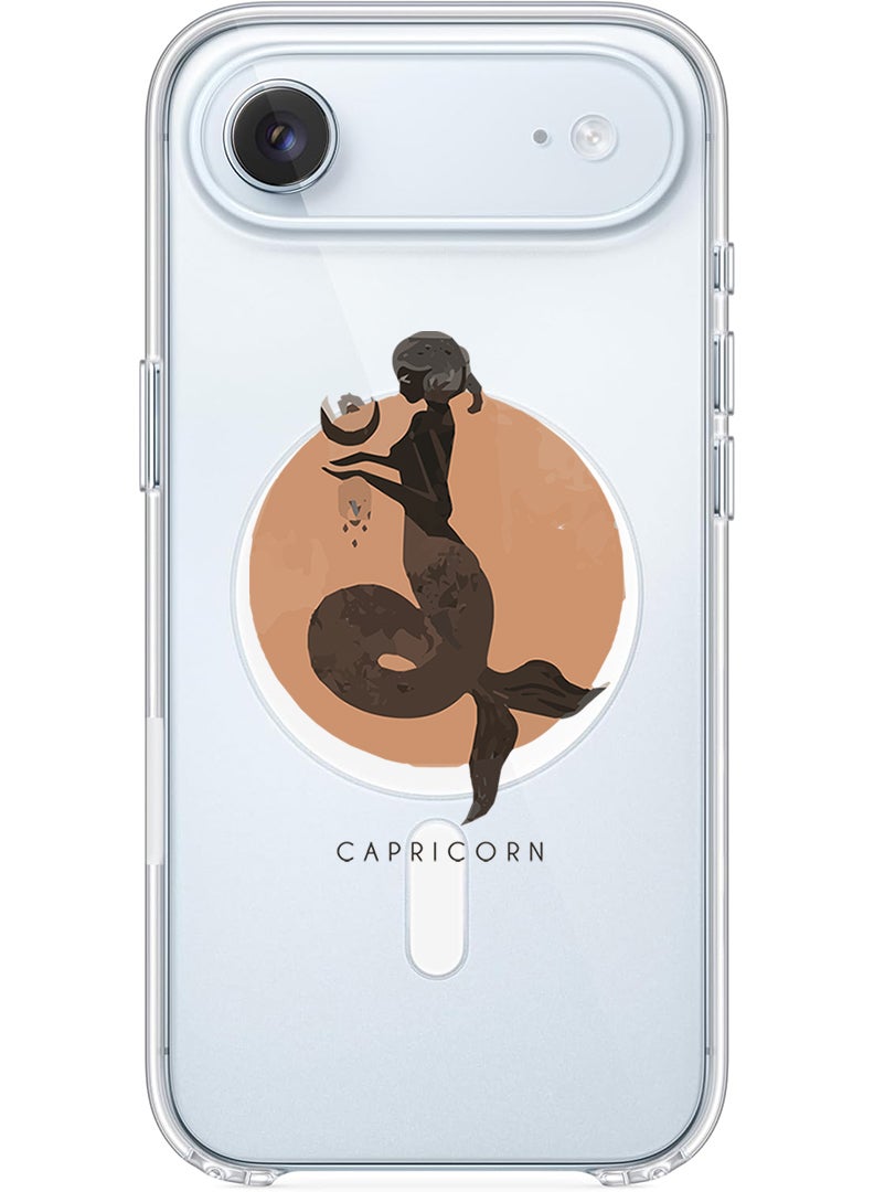 Theodor Magnetic Case for Apple iPhone 17 Air Compatible with MagSafe Wireless Charging, Shockproof Phone Bumper Cover - Capricorn - Image 1