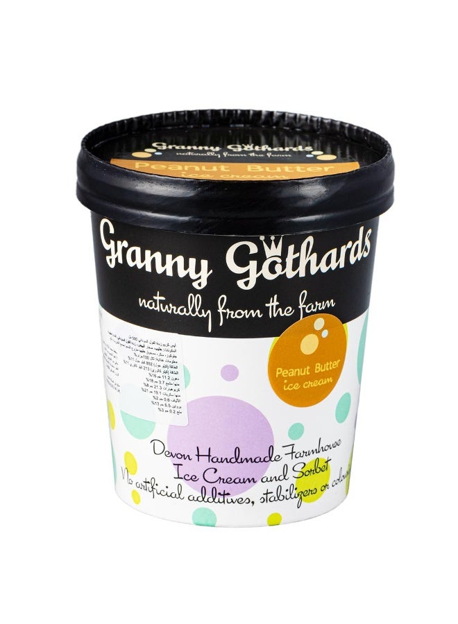 Gourmet Ice Cream, Peanut Butter - 500ml, UK