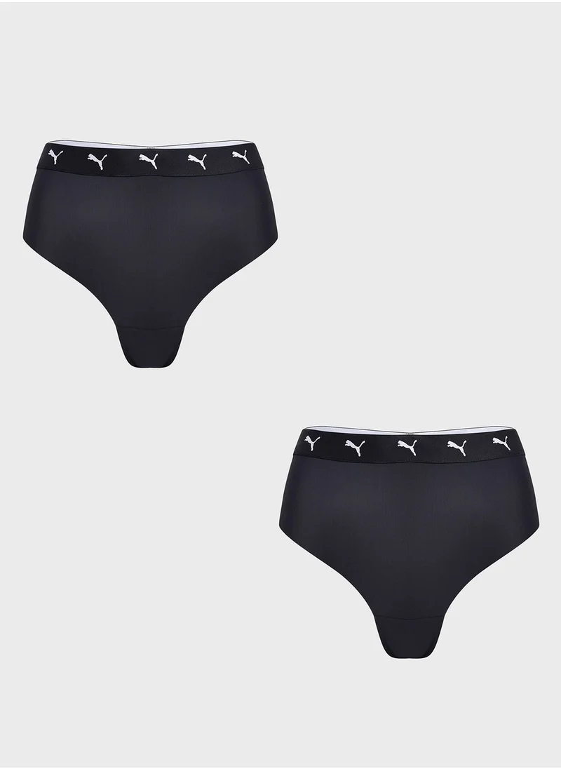 بوما 2 Pack Of High Waist Sporty String