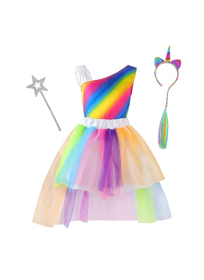 Jeowoqao - Jeowoqao Girls Dress up Trunk Princess Set, 24 PCS Pretend Play Costume Set, Fairytale, Supergirl, Princess, Rainbow Girls Costume for Toddler/Little Girls Ages 3-5yrs - Image 1