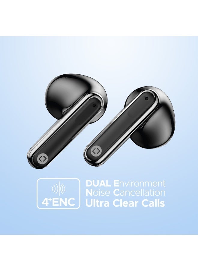 Lycka Pods 4 True Wireless Earbuds With Environmental Noise Cancellation (ENC), Bluetooth 5.3, White - Image 5