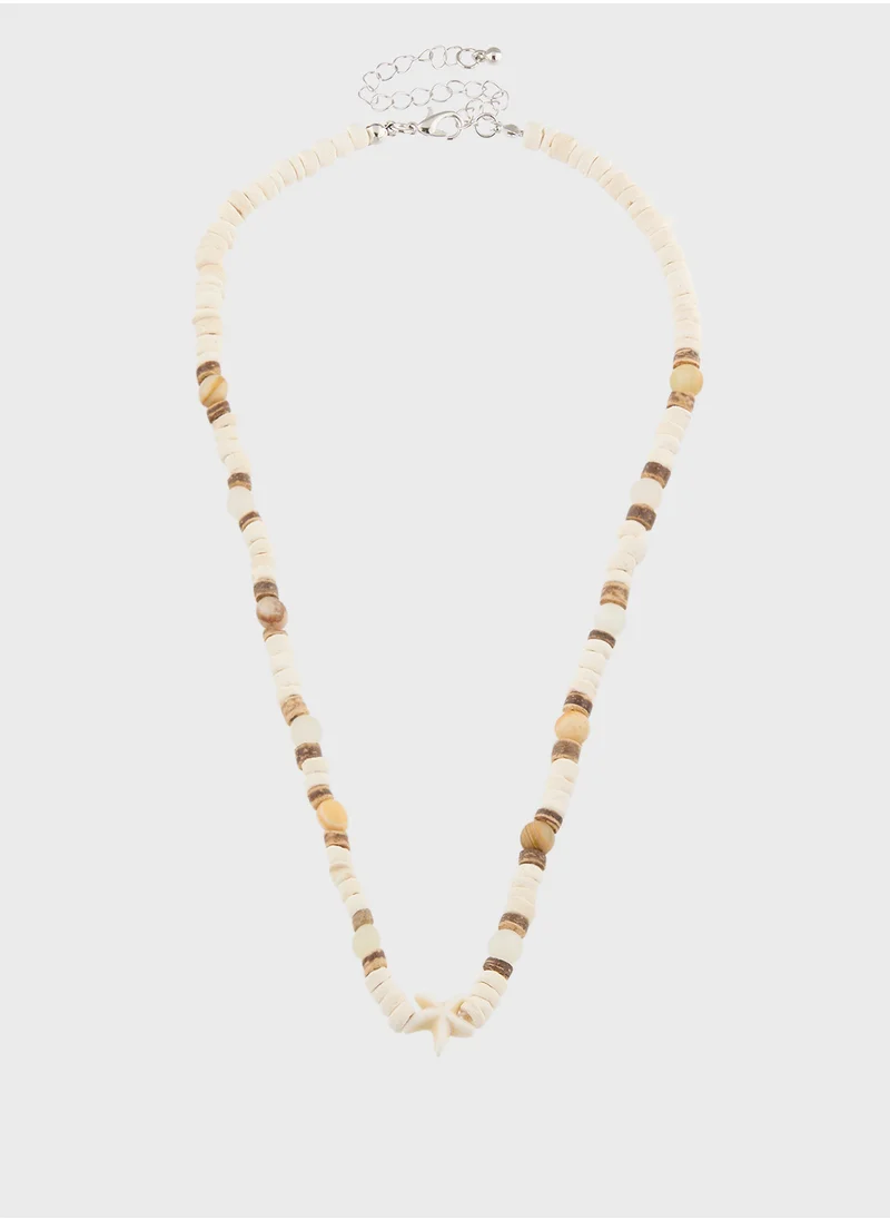 سفنتي فايف Beaded Beach Necklace