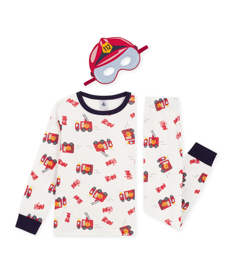 بيتي باتو Children's Cotton Firefighter Costume Pyjamas