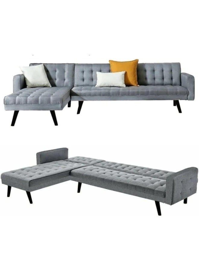 أريكة سرير حديثة على شكل L - Image 3