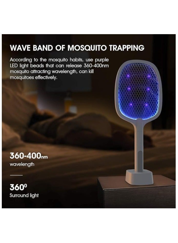 Generic Mosquito killer racket box, 2 in 1 electric fly swatter, the ultimate mosquito slayer,bug zapper racket, electric mosquito zapper,USB rechargeable mosquito racket,indoor mosquito killer racket.  - Image 5