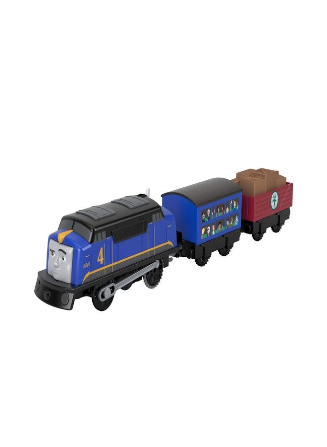 Thomas & Friends TrackMaster Gustavo, motorized toy train engine for toddlers and preschoolers ages 3 years & older - Image 1