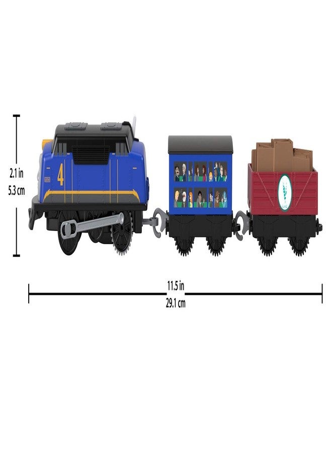 Thomas & Friends TrackMaster Gustavo, motorized toy train engine for toddlers and preschoolers ages 3 years & older - Image 3