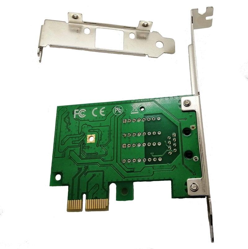 Tenext Realtek Chipset 1 Gigabits Gbps PCIe PCI Express Ethernet Network Interface Card Adapter with Low Profile Bracket for Desktop PC/Mac(No Software) - Image 2