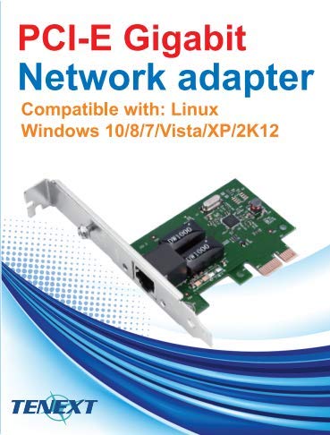 Tenext Realtek Chipset 1 Gigabits Gbps PCIe PCI Express Ethernet Network Interface Card Adapter with Low Profile Bracket for Desktop PC/Mac(No Software) - Image 5
