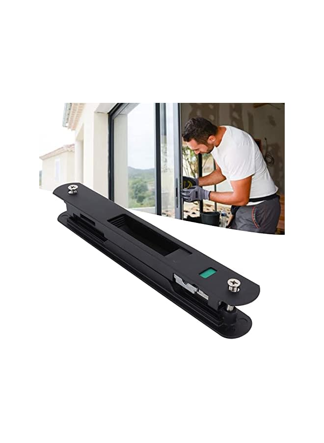 The Bros Patio Door Lock, Modern And Simple Door Wedge Locks for Sliding Glass Doors for Mobile Glass Doors And Window, black  - Image 2