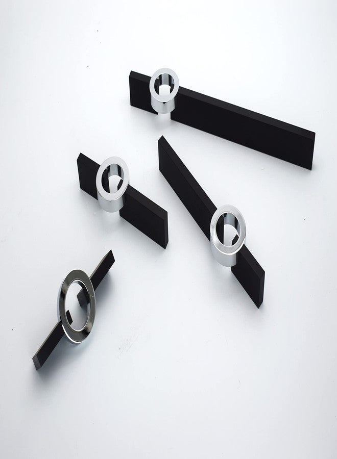 RAB Handle Zinc Kitchen and Office Drawer/Cabinet/Door/Wardrobe Furniture Handle (Code:- Hand 02, Size:-8", Finish:-Black CP, PACK OF 1 PCS) - Image 4