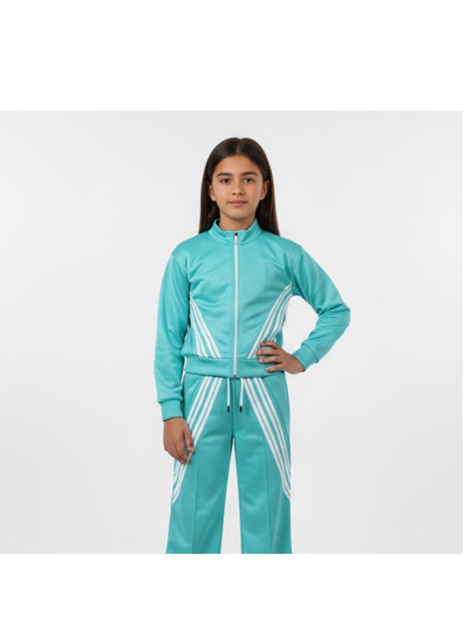 سيزار ترنج بناتي شتوي ببطانة قطيفة من الداخل ومزود بتصمميم شراط - Image 3