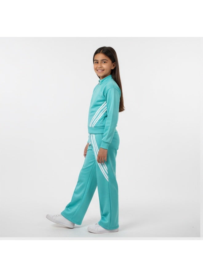 سيزار ترنج بناتي شتوي ببطانة قطيفة من الداخل ومزود بتصمميم شراط - Image 4