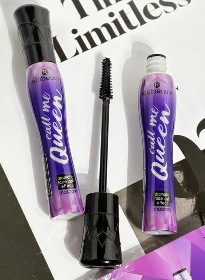 ريال بيوتي ماسكرا تكثيف وتطويل الرموش ضد الماء لون اسود - Image 3